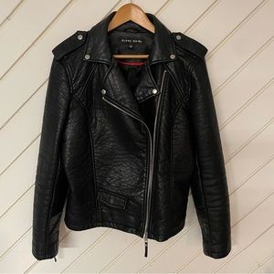 Blanc Noir Moto Jacket SZ L, Faux Leather, Motorcycle